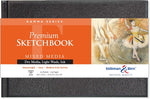 Stillman And Birn hardbound sketchbook side spine profile view