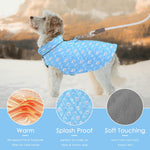 Mile High Life small dog winter vest with bear and snowflake pattern