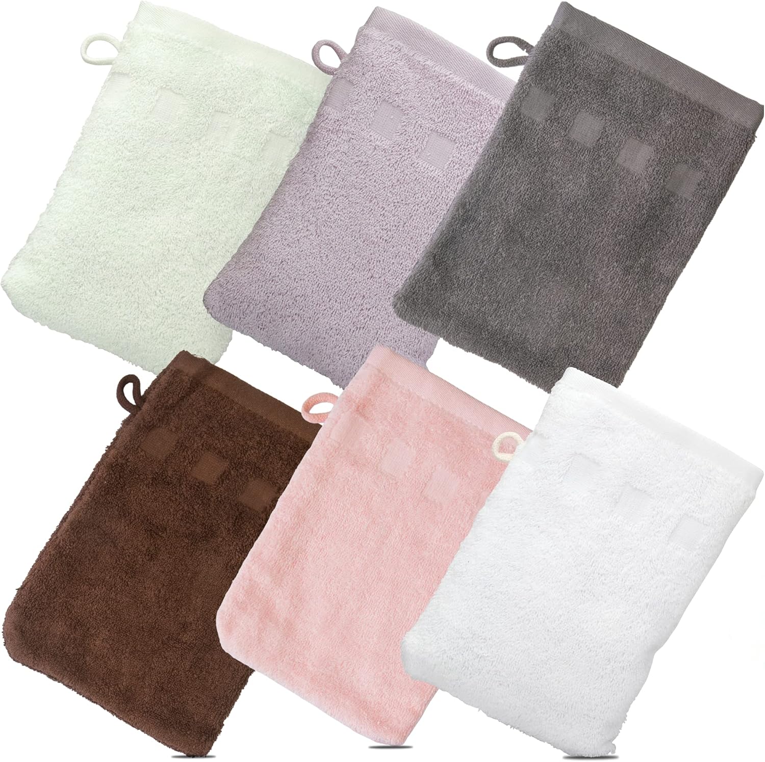 Made Easy Kit bath mitts pack of 6 front view