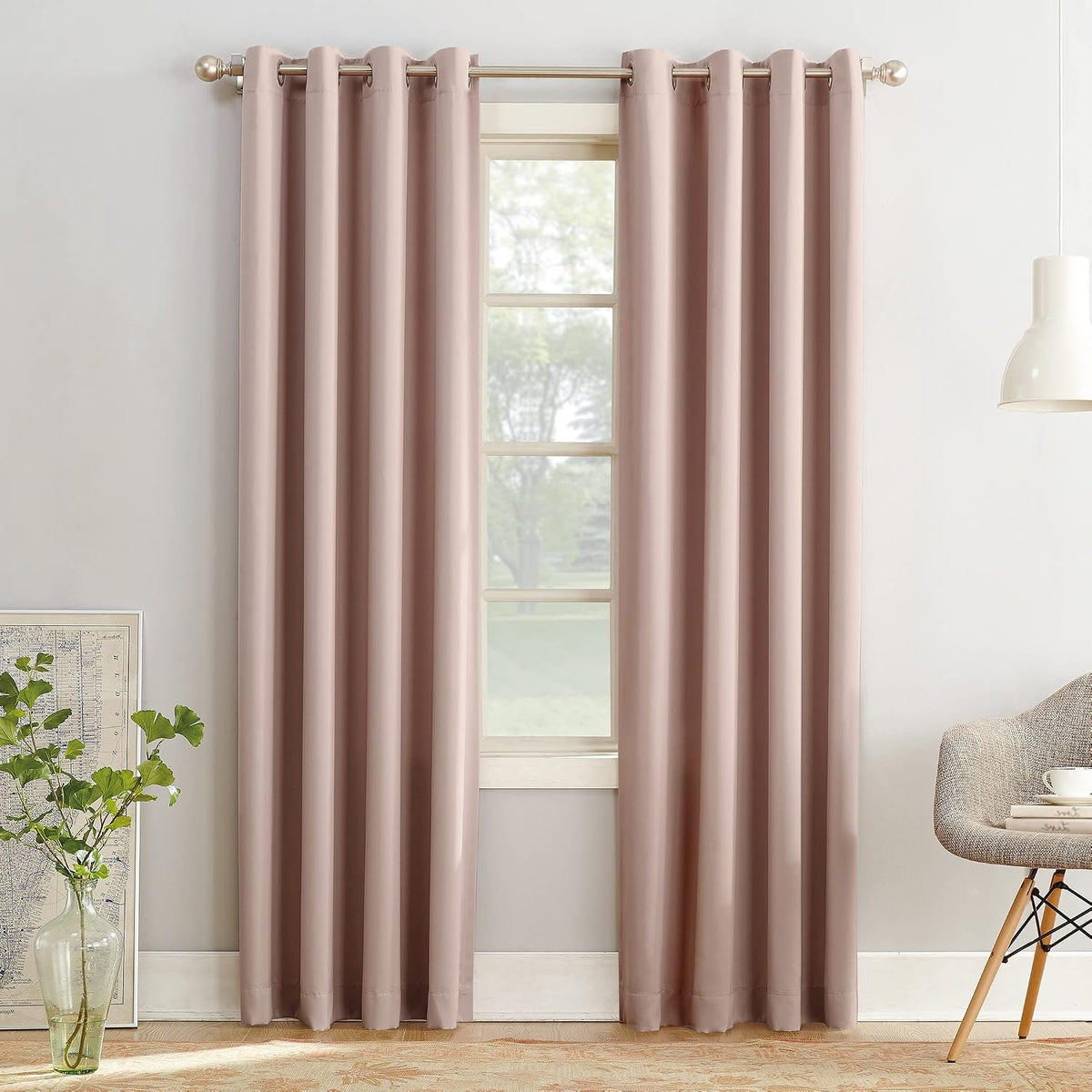 Sun Zero Barrow Energy Efficient Grommet Curtain Panel Pair - Image 10