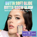 NYX PROFESSIONAL MAKEUP Buttermelt Highlighter, Powder Highlighter Makeup, With Up to 12H Wear and High Impact Glow - 40 No 1 Butta (Holographic Lavender) - Image 3