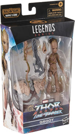 Marvel Legends Groot figure posed with movie-inspired vine accessories