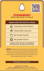 Burt's Bees Lip Balm - Strawberry, Lip Moisturizer With Responsibly Sourced Beeswax, Tint-Free, Natural Origin Conditioning Treatment, 2 Tubes, 0.15 oz. - Image 10