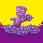 Fat free grape flavored sour patch kids snacks