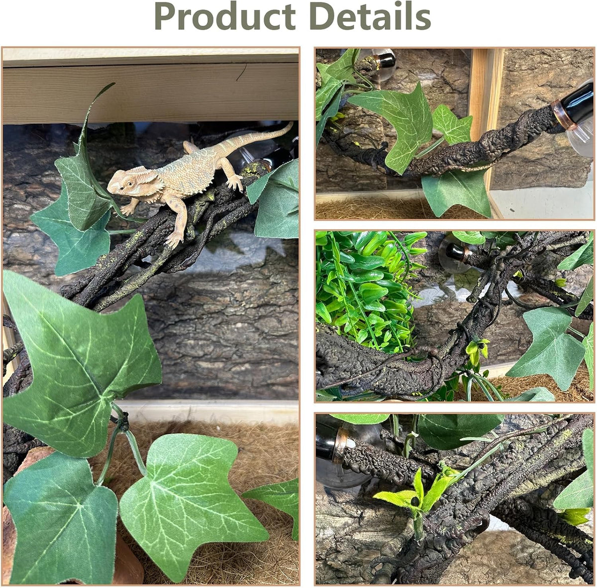 Two pieces of Bnosdm bendable reptile jungle vines