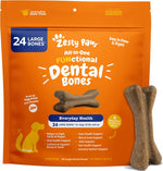 Zesty Paws dental bones for large dogs front packaging view