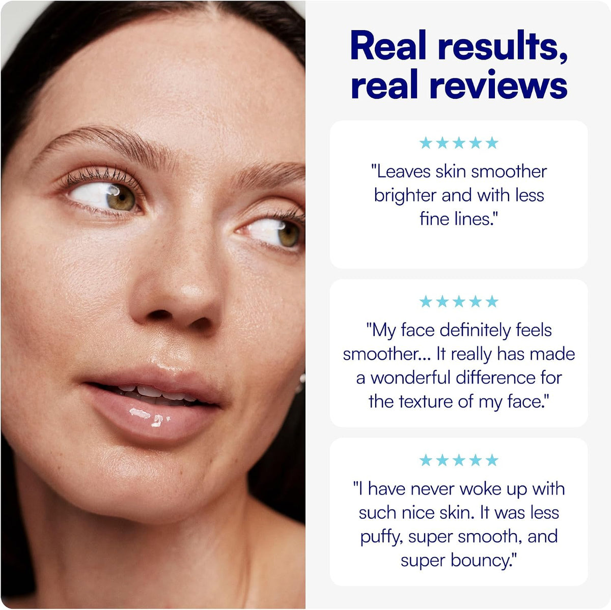 Bliss Renew And Smooth Night Serum label close up