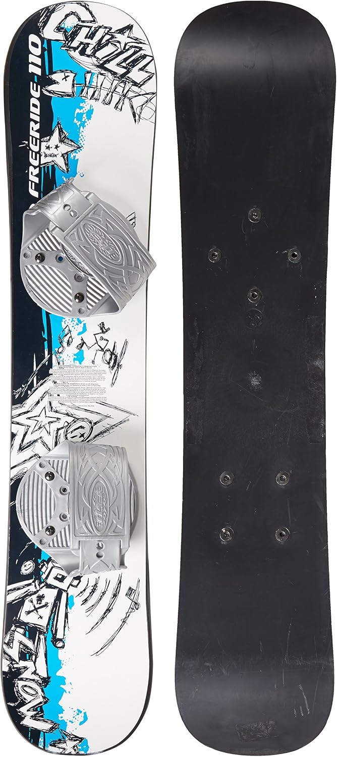 Emsco Group ESP Graffiti Kids Snowboard front view showing graphic deck
