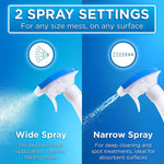 Pooph Pet Odor Eliminator used on a carpet
