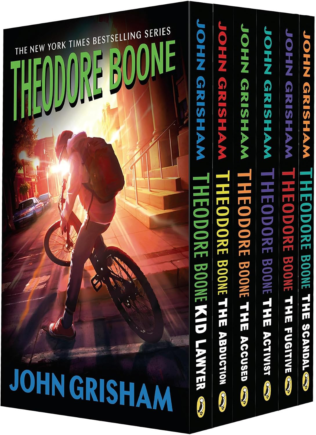 John Grisham Theodore Boone 6-Book Box Set front view