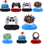 Zhuoweism video game honeycomb table centerpiece front view
