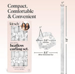 Kitsch 34-inch hair curling headband layout on surface