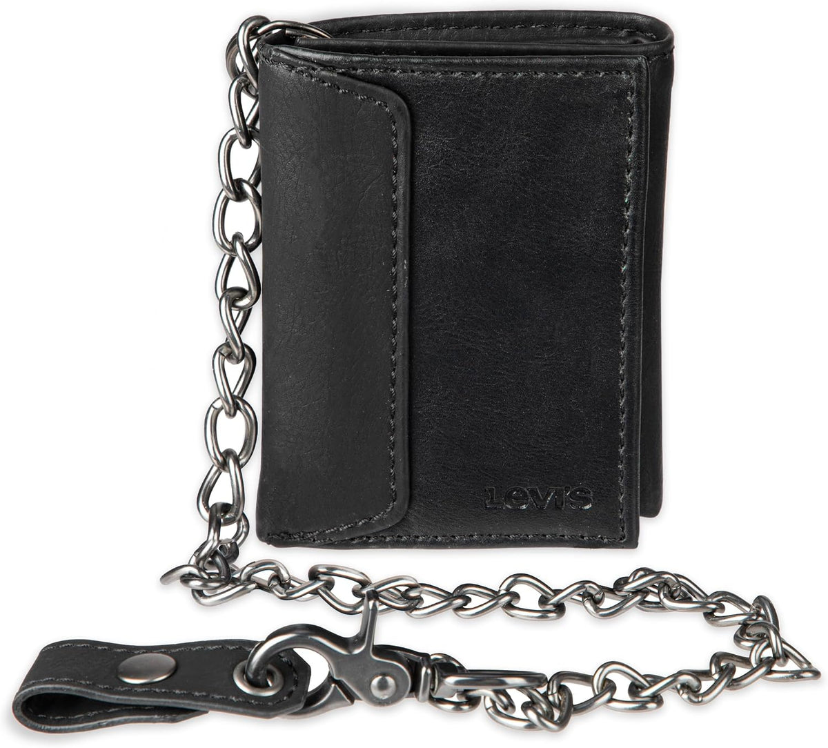 Levi's Men's Extra Capacity Slimfold Wallet, Charcoal Black, One Size - Image 11