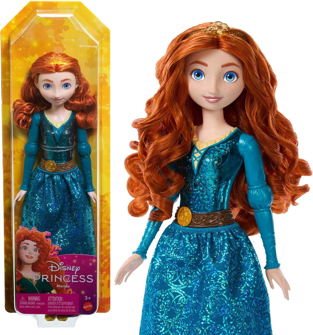 Mattel Disney Princess Aurora Fashion Doll in Signature Look - Image 11