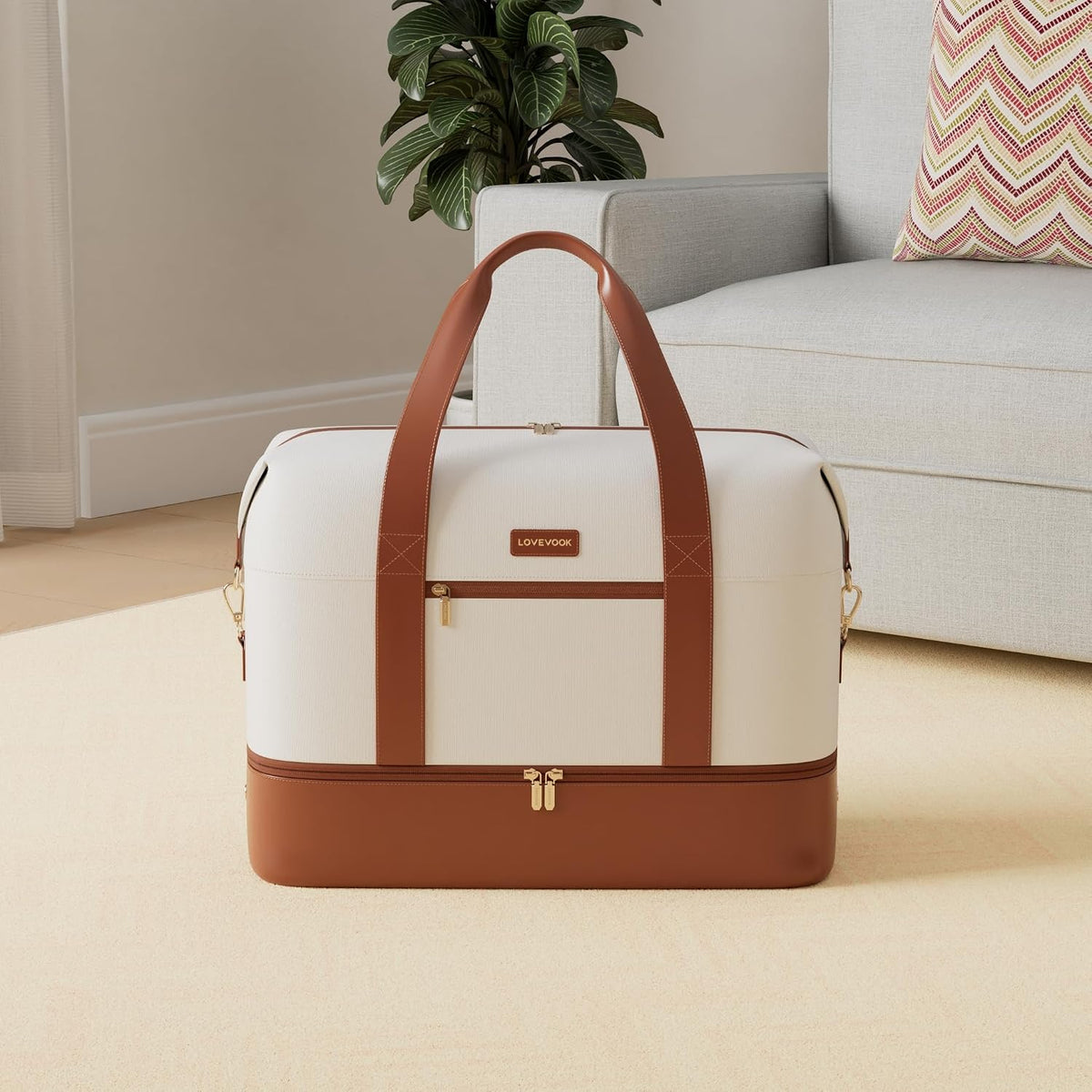 LOVEVOOK large duffle bag side profile