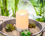 Gerson outdoor solar flameless candle front view
