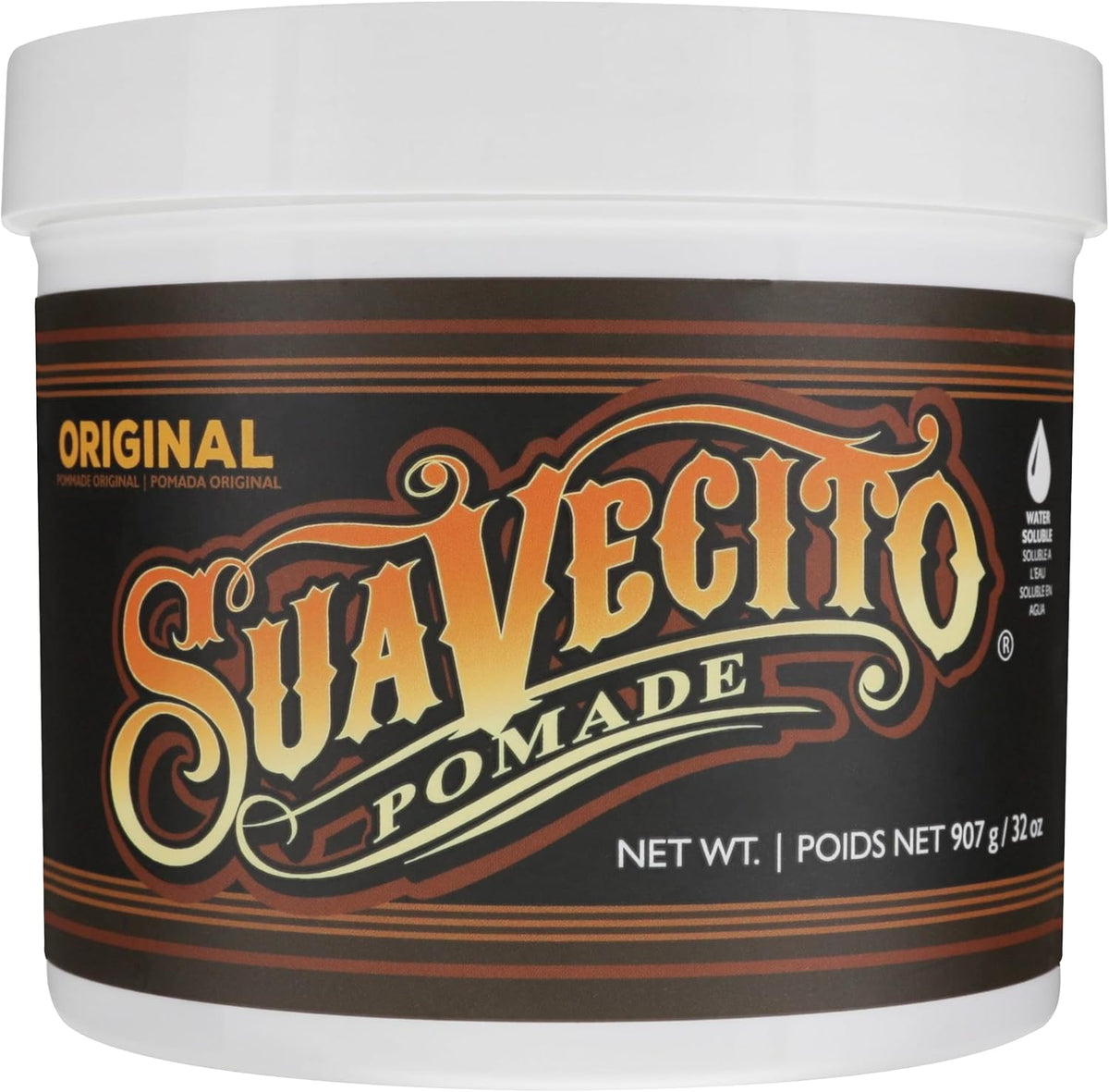 Suavecito Pomade Original Hold 4 oz, 3 Pack - Medium Hold Hair Pomade For Men - Medium Shine Water Based Wax Like Flake Free Hair Gel - Easy To Wash Out - All Day Hold For All Hairstyles - Image 12