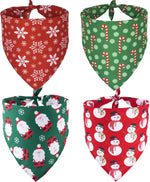 ADOGGYGO 4 Pack American Flag Dog Bandanas, Red Blue USA Flag Star Pet Scarf Bib, Pet 4th of July Bandanas Costume Accessories for Medium Large Dogs (Large) - Image 9