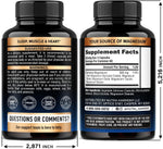 Nutraharmony Men Multivitamin 90 capsules bottle back label supplement facts