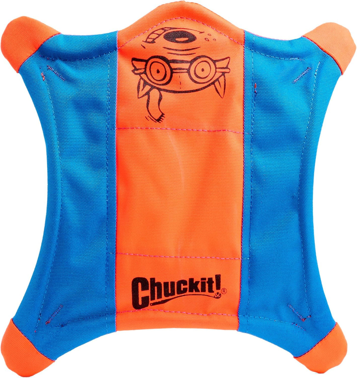 Chuckit Flying Squirrel fetch dog toy front view