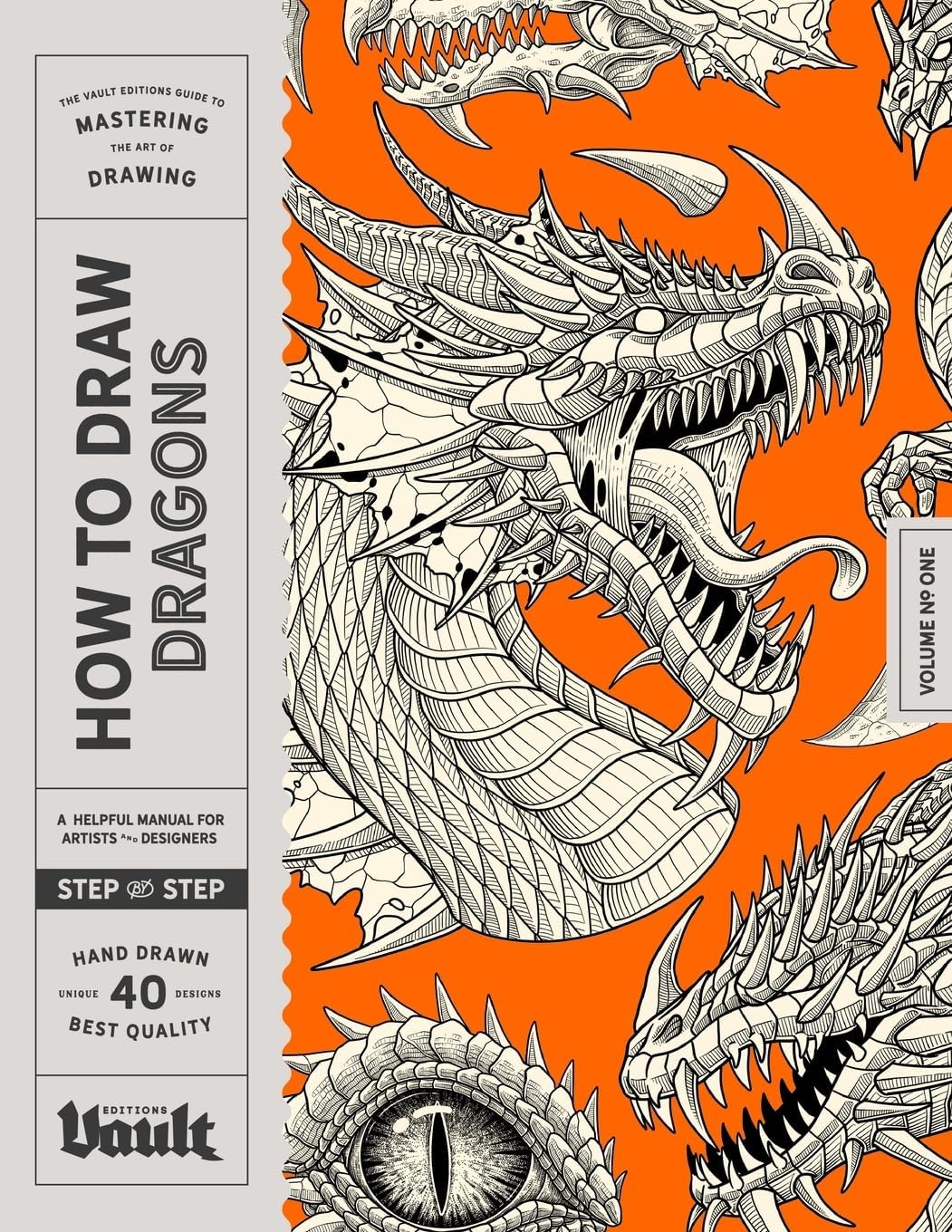 How to Draw Dragons: A Step-By-Step Guide to Drawing Traditional Japanese Tattoo Designs for Beginners and Experienced Artists (How to Draw series by Vault Editions) - Image 1