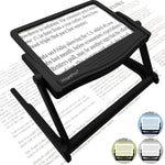 MagniPros 5X LED Page Magnifier front view optical aid