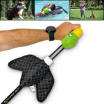 Hyper Pet Flying Duck slingshot dog toy front view