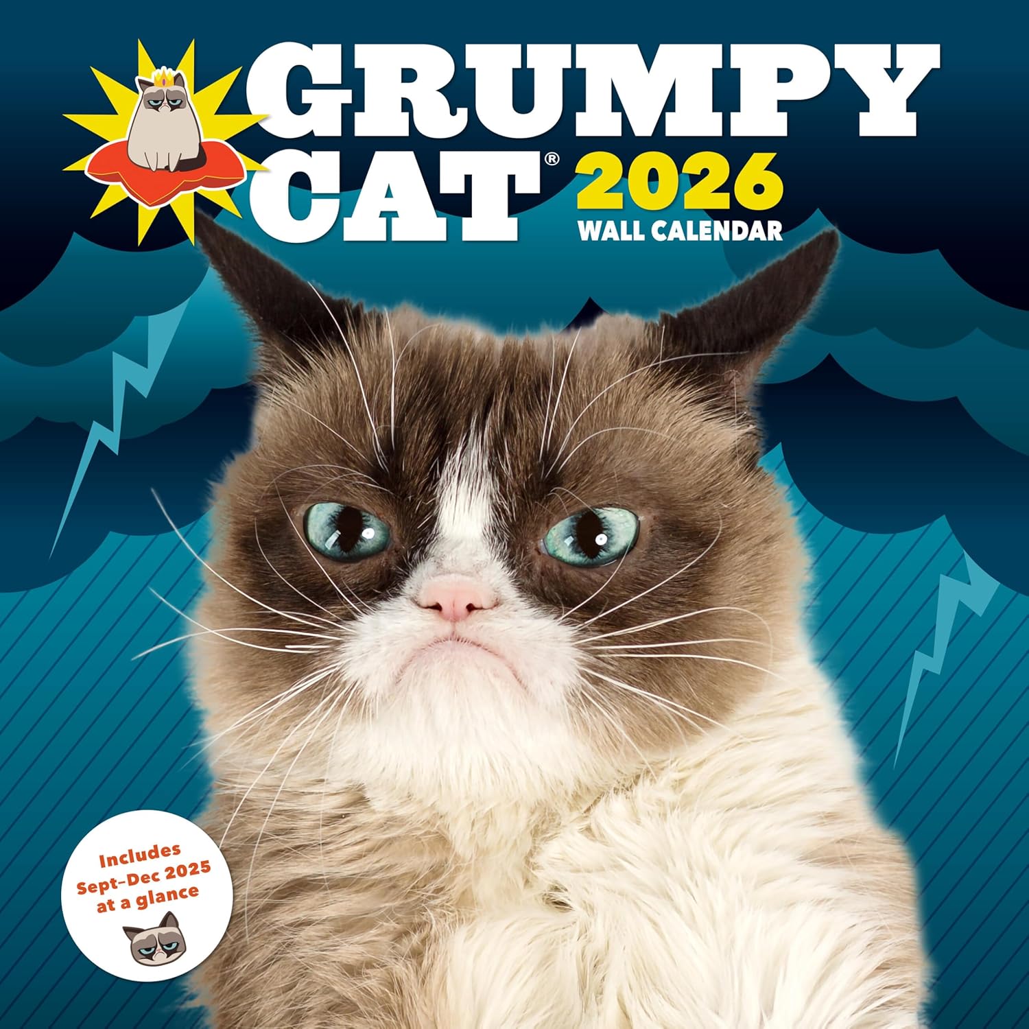 Grumpy Cat 2026 Wall Calendar - Image 1