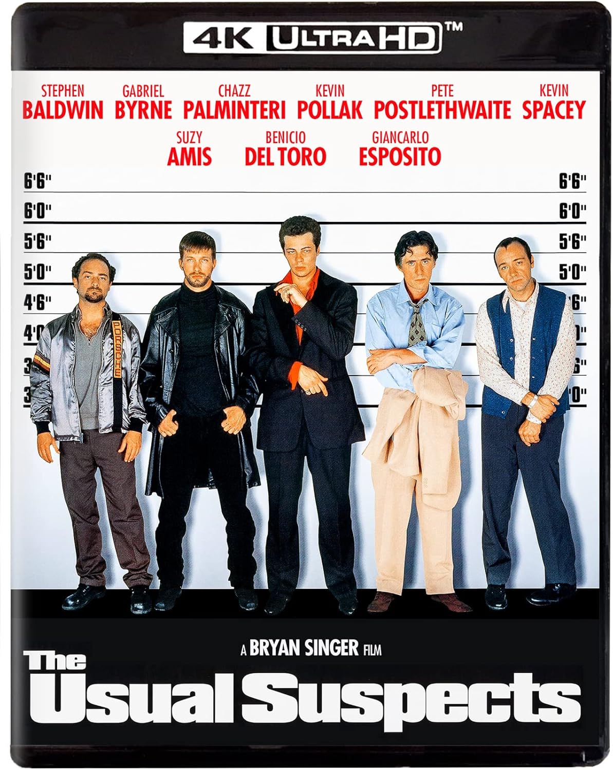 Format The Usual Suspects 4K UHD Blu-ray front view cover art