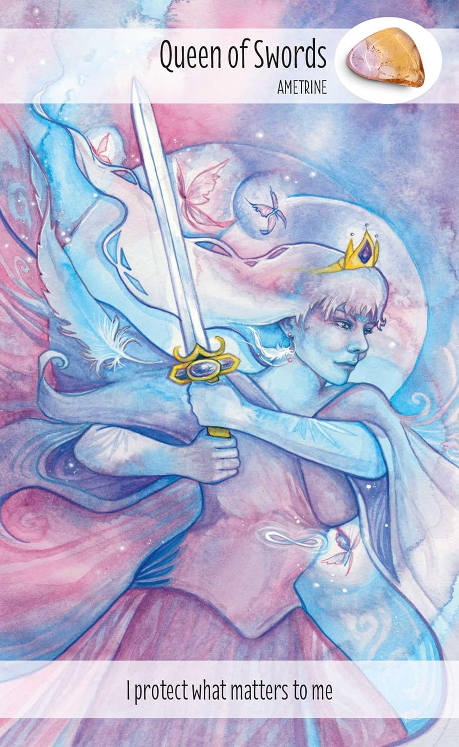 The Crystal Power Tarot: Includes a full deck of 78 specially commissioned tarot cards and a 64-page illustrated book - Image 9