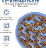 Outward Hound interactive dog bowl top-down design layout