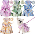 Comfortable summer clothes for small dogs and female puppies close up view.