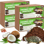 Halatool 1.4LB Coconut Fiber Substrate for Reptile Bedding, Natural Compressed Coconut Husk Substrate for Snake Tarantula Enclosure Tortoises Habitat Spider Leopard Gecko Tank - Image 11