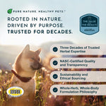Premium organic slippery elm bark supplement for pet stomach health