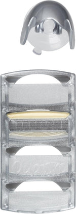 Schick Quattro razor handle and blade refill cartridge closeup
