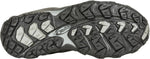 Oboz waterproof hiking shoe rubber outsole tread pattern detail