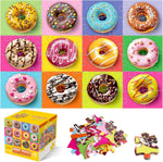 IFLOVE jumbo floor puzzle colorful donuts front view of package box for educational toys