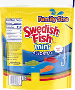 SWEDISH FISH Mini Assorted Soft & Chewy Gummy Candy, Family Size, Bulk Candy, 1.8 lb - Image 15