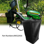 Dual replacement grass collection bags compatible with riding mowers