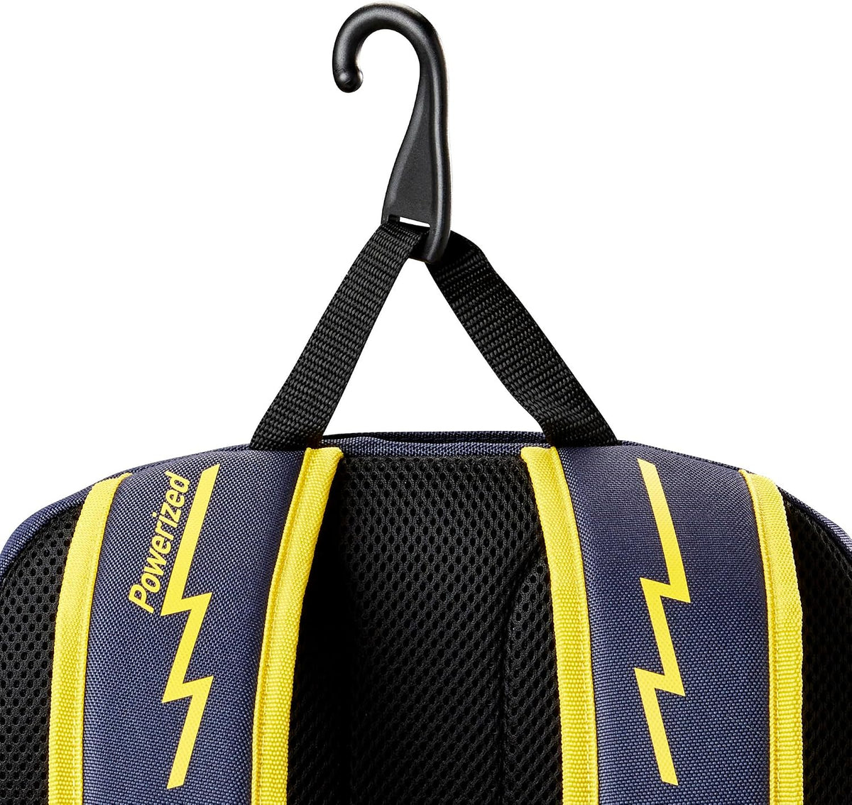 Louisville Slugger stick pack backpack hanging on dugout fence hook