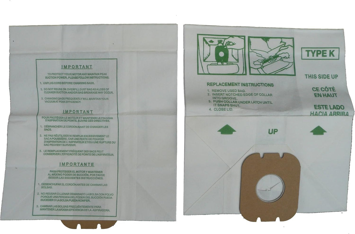 EnviroCare replacement dust bags for Hoover canisters