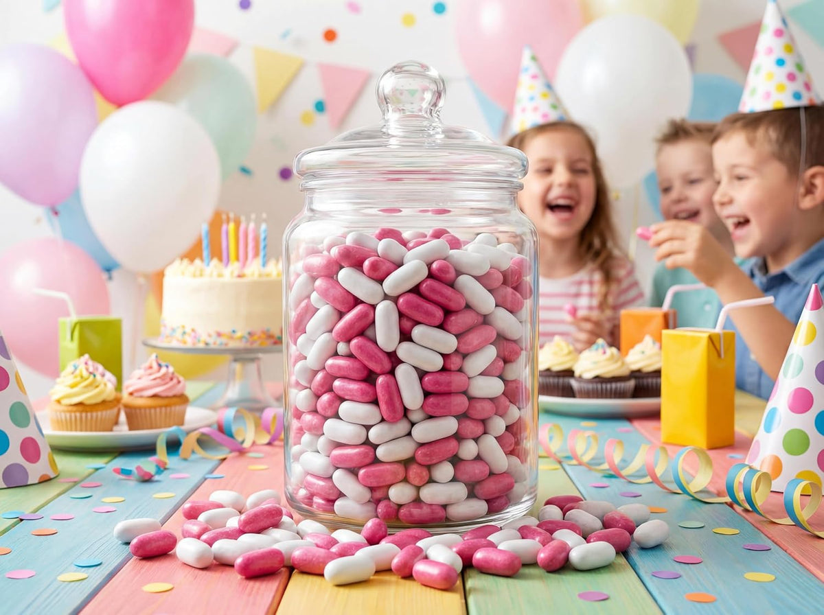 Soft and chewy black licorice candy shell sweets for candy buffet