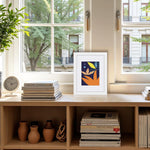 Frametory picture frame styled on a living room wall