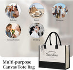 ANSTING novelty canvas bag bow accent detail