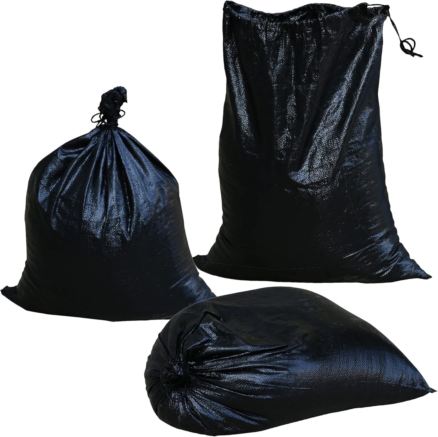 Jumbulk heavy duty woven polyethylene sandbags front view