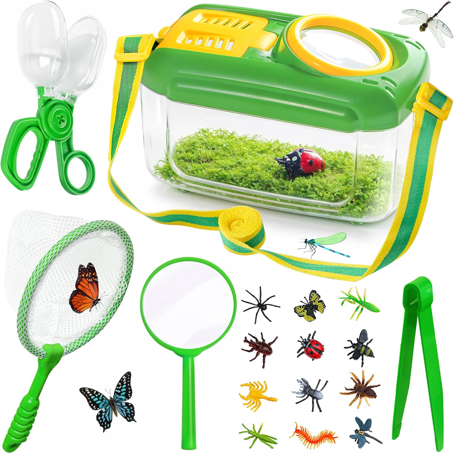 Haimst bug catcher for kids 17 piece kit front view