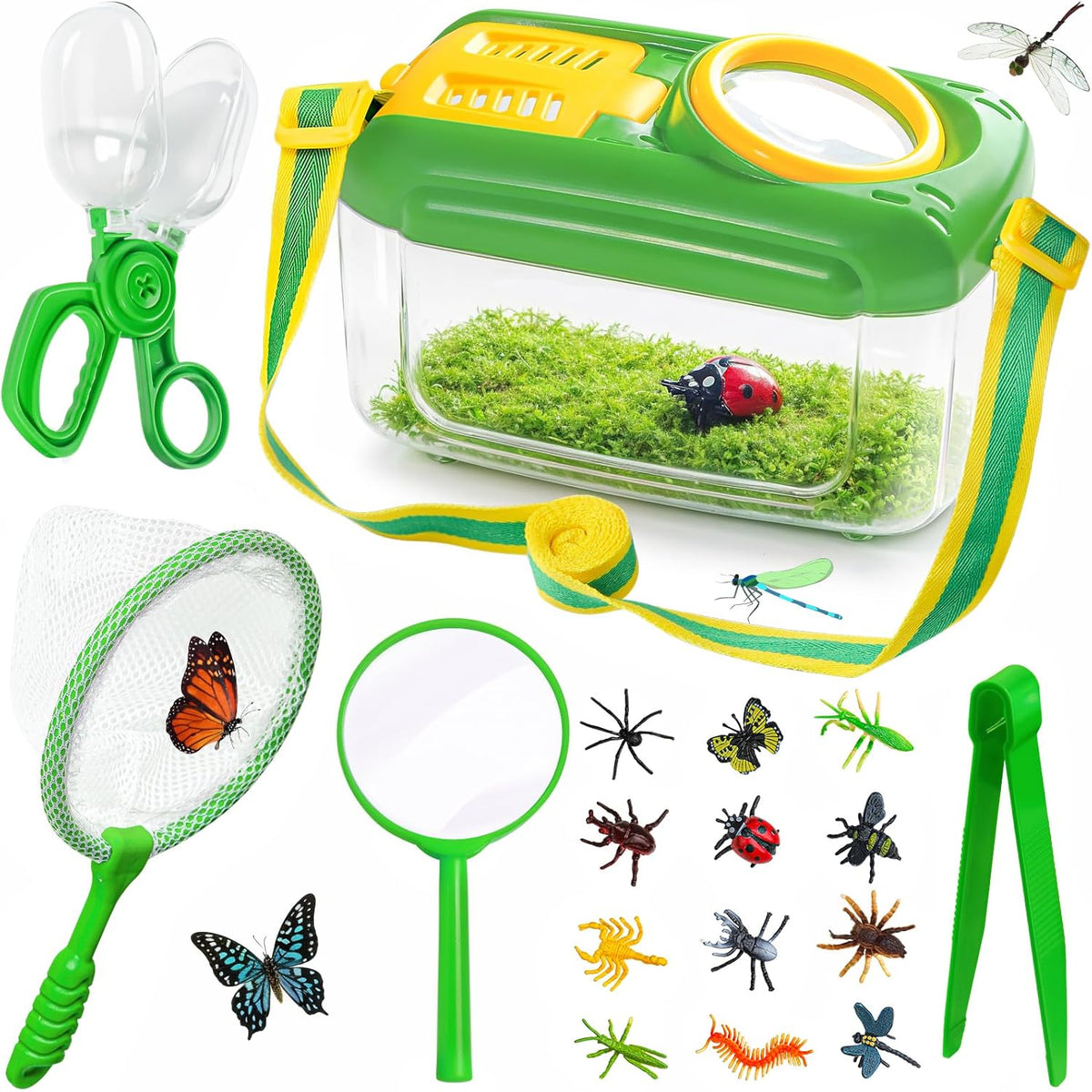 Haimst bug catcher for kids 17 piece kit front view