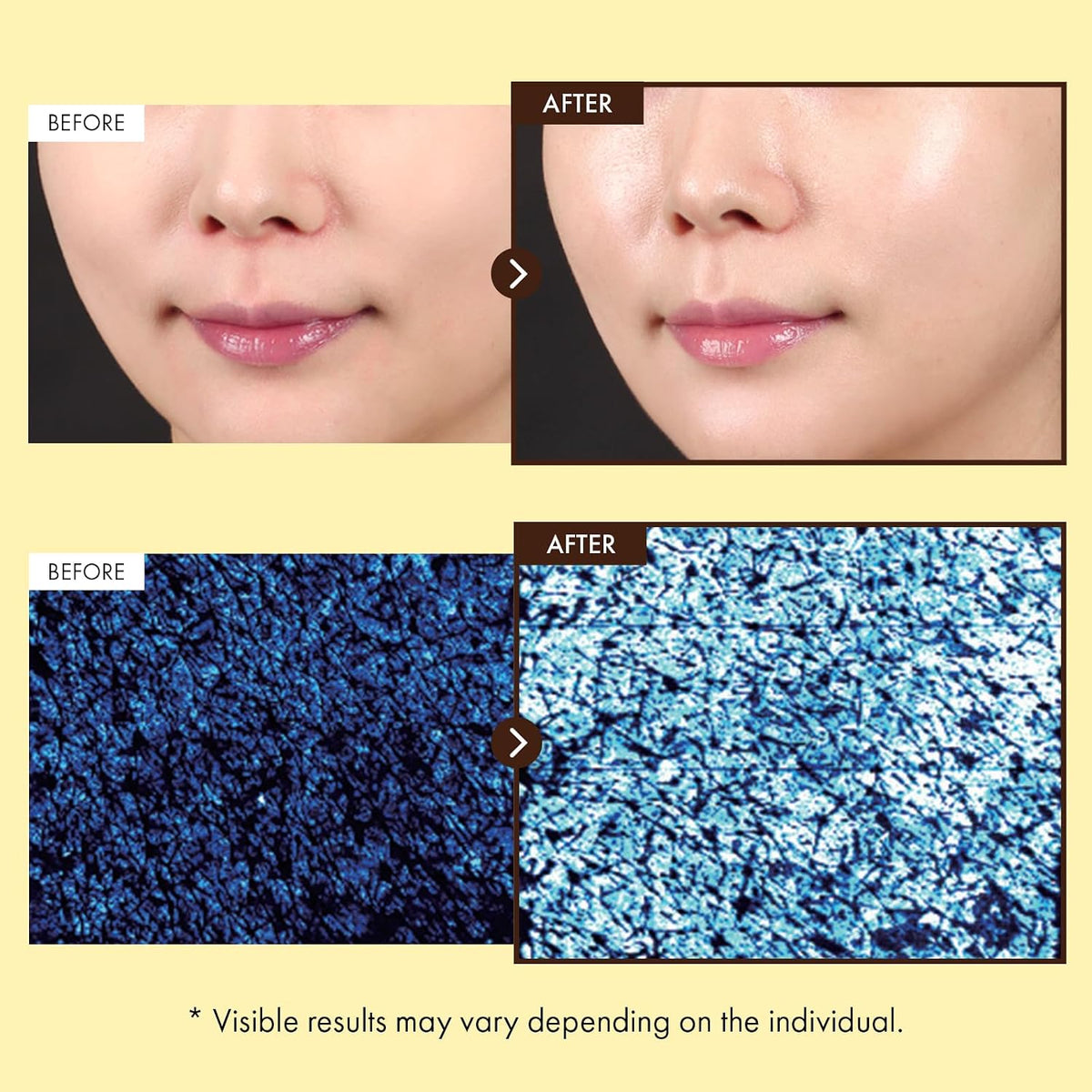 Soothing honey face cream tube for achieving a dewy glass skin finish.