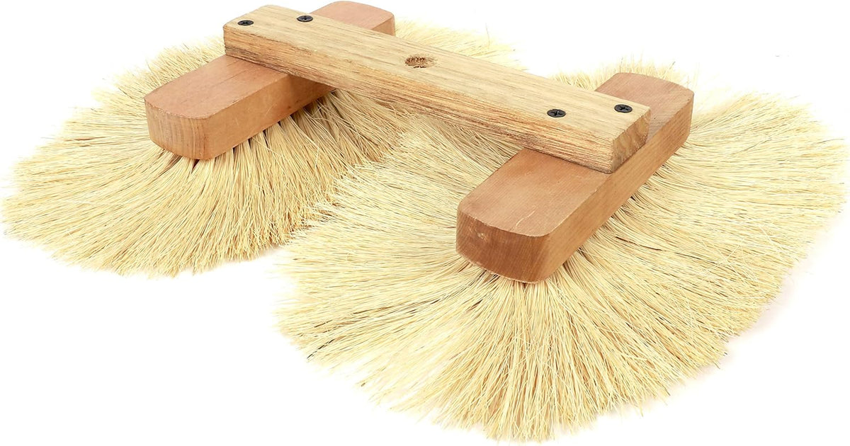 Goldblatt G05261 double crows foot texture brush front view drywall tool