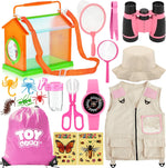 Toy Life Kids Explorer Kit with bug catcher and safari vest front view